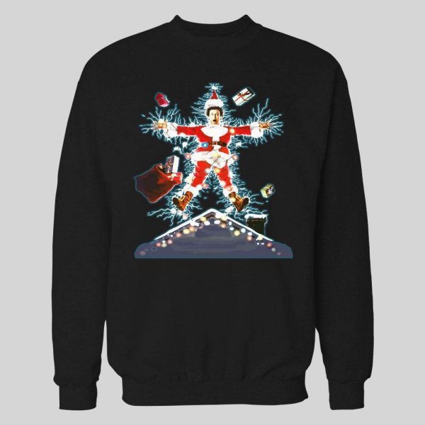 SANTA CLARK GRISWOLD CHRISTMAS VACATION MOVIE POSTER HOODIE/ SWEATSHIRT