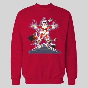 SANTA CLARK GRISWOLD CHRISTMAS VACATION MOVIE POSTER HOODIE/ SWEATSHIRT