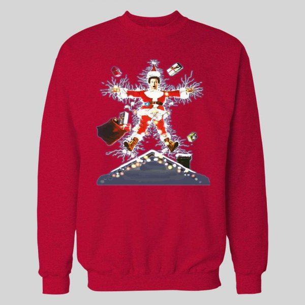 SANTA CLARK GRISWOLD CHRISTMAS VACATION MOVIE POSTER HOODIE/ SWEATSHIRT