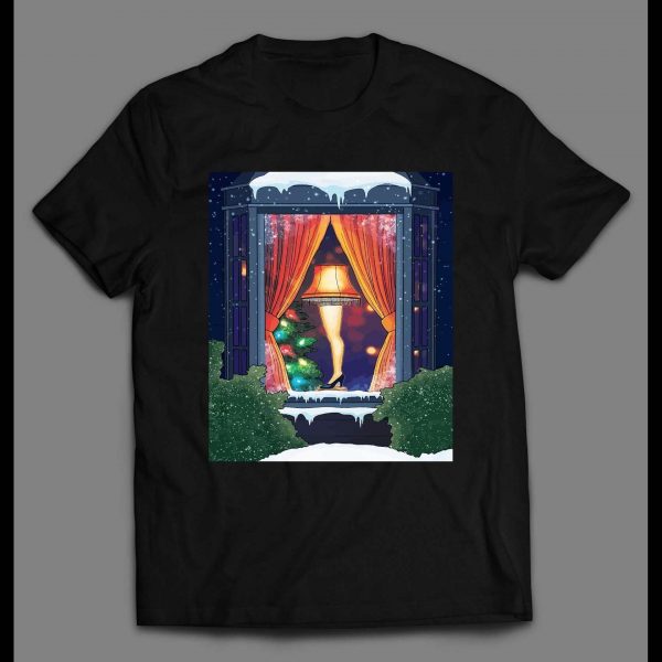 CHRISTMAS STORY LAMP LEG ART HIGH QUALITY HOLIDAY SHIRT
