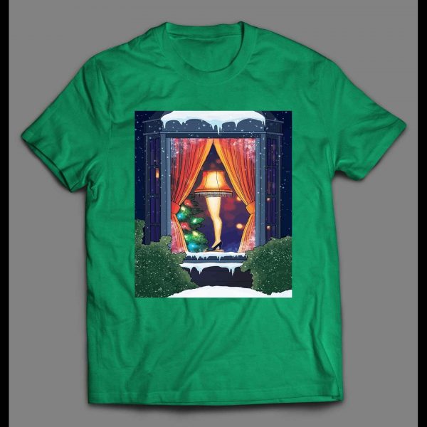 CHRISTMAS STORY LAMP LEG ART HIGH QUALITY HOLIDAY SHIRT