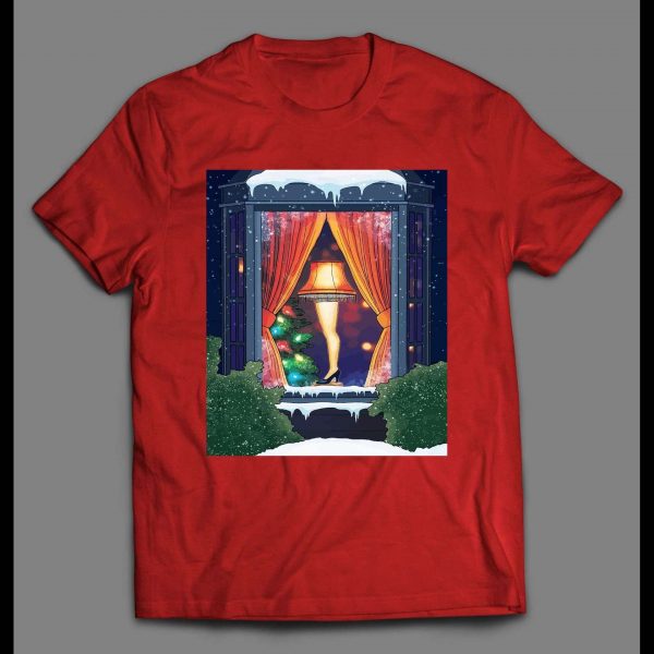 CHRISTMAS STORY LAMP LEG ART HIGH QUALITY HOLIDAY SHIRT