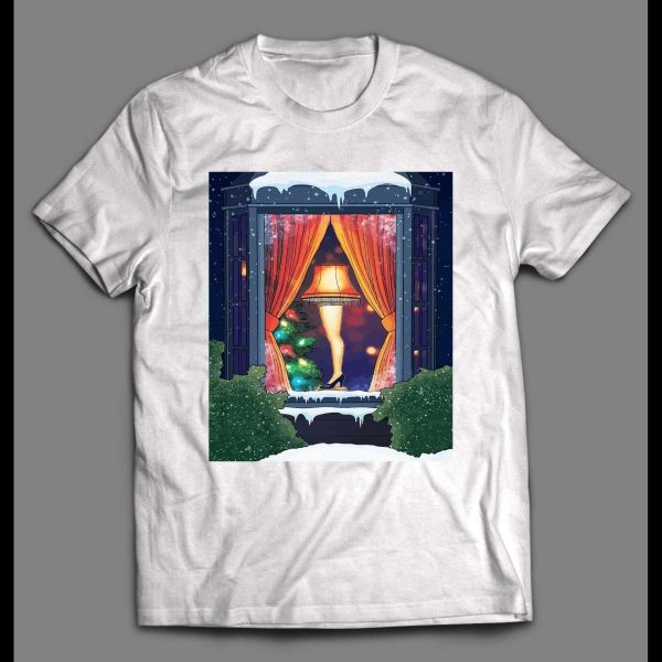 CHRISTMAS STORY LAMP LEG ART HIGH QUALITY HOLIDAY SHIRT