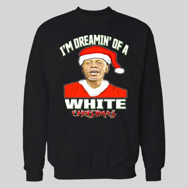 DAVE CHAPPELLE CLAYTON BIGSBY DREAMIN' OF A WHITE CHRISTMAS HOLIDAY HOODIE / SWEATSHIRT