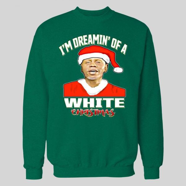 DAVE CHAPPELLE CLAYTON BIGSBY DREAMIN' OF A WHITE CHRISTMAS HOLIDAY HOODIE / SWEATSHIRT