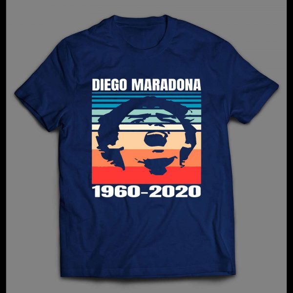 INTERNATIONAL FOOTBALL STAR DIEGO MARADONA 1960-2020 MEMORIAL SHIRT