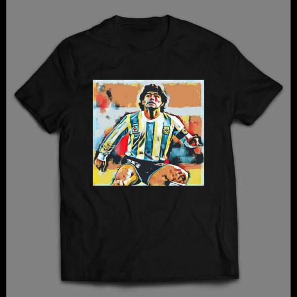 DIEGO MARADONA SOCCER STAR CUSTOM ART HIGH QUALITY SHIRT