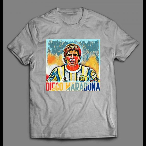 DIEGO MARADONA SOCCER STAR CUSTOM POP ART HIGH QUALITY SHIRT