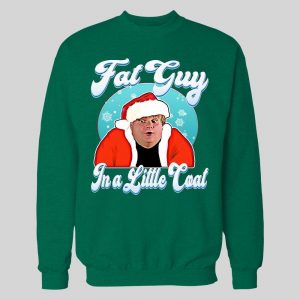 FAT GUY IN A LITTLE COAT CHRIS FARLEY CHRISTMAS HOODIE/ SWEATSHIRT