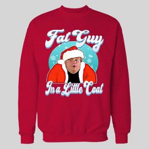 FAT GUY IN A LITTLE COAT CHRIS FARLEY CHRISTMAS HOODIE/ SWEATSHIRT