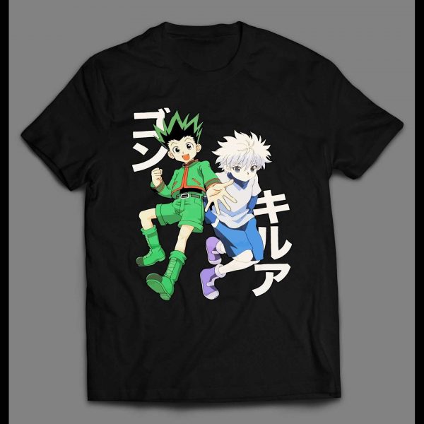 JAPANESE ANIME KILLUA AND GON HUNTERS HIGH QUALITY ART SHIRT