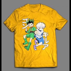 JAPANESE ANIME KILLUA AND GON HUNTERS HIGH QUALITY ART SHIRT