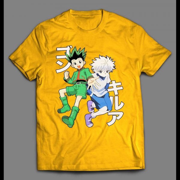 JAPANESE ANIME KILLUA AND GON HUNTERS HIGH QUALITY ART SHIRT