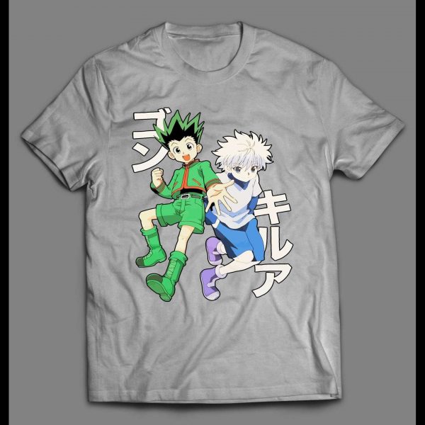 JAPANESE ANIME KILLUA AND GON HUNTERS HIGH QUALITY ART SHIRT