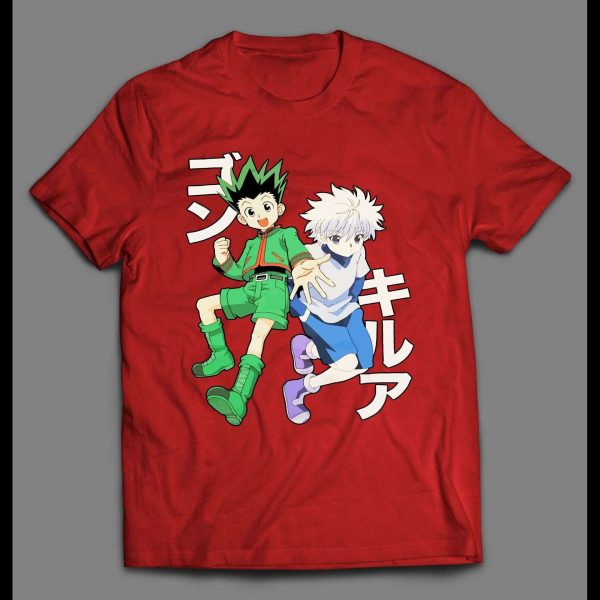 JAPANESE ANIME KILLUA AND GON HUNTERS HIGH QUALITY ART SHIRT