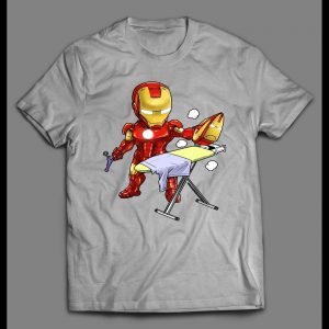 IRON MAN IRONING COMIC BOOK INSPIRED HIGH QUALITY SHIRT