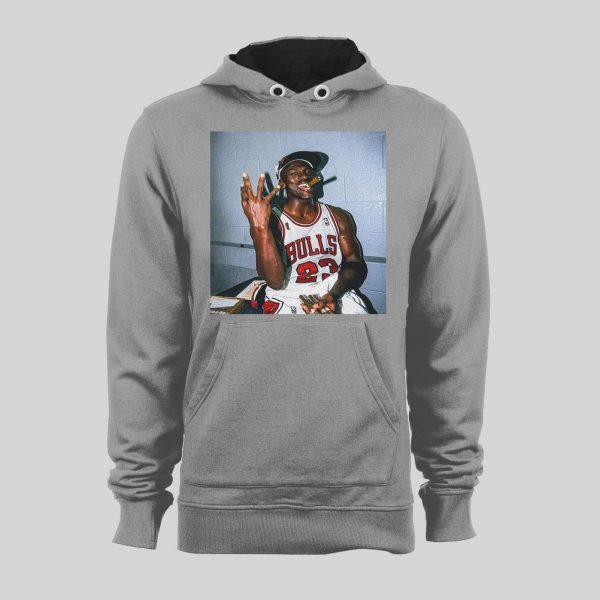 MJ LAST DANCE CHAMPIONSHIP CIGAR CELEBRATION HIGH QUALITY BASKETBALL HOODIE /SWEATSHIRT HOODIE /SWEATSHIRT