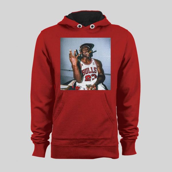 MJ LAST DANCE CHAMPIONSHIP CIGAR CELEBRATION HIGH QUALITY BASKETBALL HOODIE /SWEATSHIRT HOODIE /SWEATSHIRT