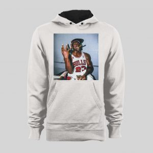 MJ LAST DANCE CHAMPIONSHIP CIGAR CELEBRATION HIGH QUALITY BASKETBALL HOODIE /SWEATSHIRT HOODIE /SWEATSHIRT