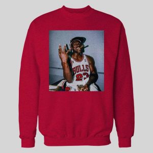 MJ LAST DANCE CHAMPIONSHIP CIGAR CELEBRATION HIGH QUALITY BASKETBALL HOODIE /SWEATSHIRT HOODIE /SWEATSHIRT