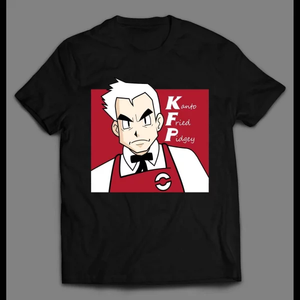 KANTO FRIED PIDGEY KFC PARODY HIGH QUALITY POKE MONSTERS INSPIRED SHIRT