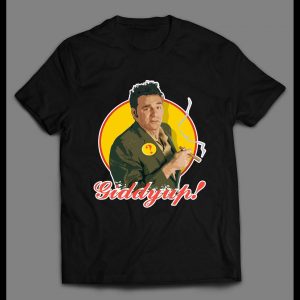 90'S SITCOM KRAMER "GIDDYUP" HIGH QUALITY SHIRT