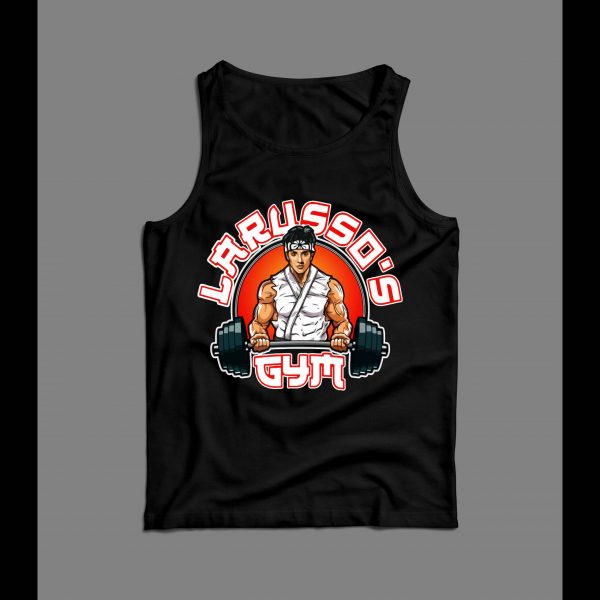 DANIEL LARUSSO'S GYM KARATE KID PARODY MEN'S GYM WORK OUT TANK TOP