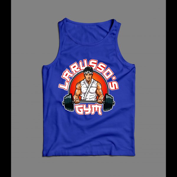 DANIEL LARUSSO'S GYM KARATE KID PARODY MEN'S GYM WORK OUT TANK TOP