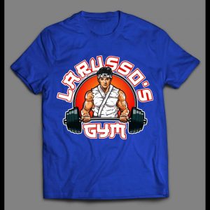 DANIEL LARUSSO'S GYM KARATE KID PARODY MEN'S GYM WORK OUT SHIRT