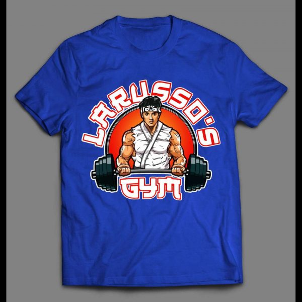 DANIEL LARUSSO'S GYM KARATE KID PARODY MEN'S GYM WORK OUT SHIRT