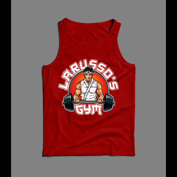 DANIEL LARUSSO'S GYM KARATE KID PARODY MEN'S GYM WORK OUT TANK TOP