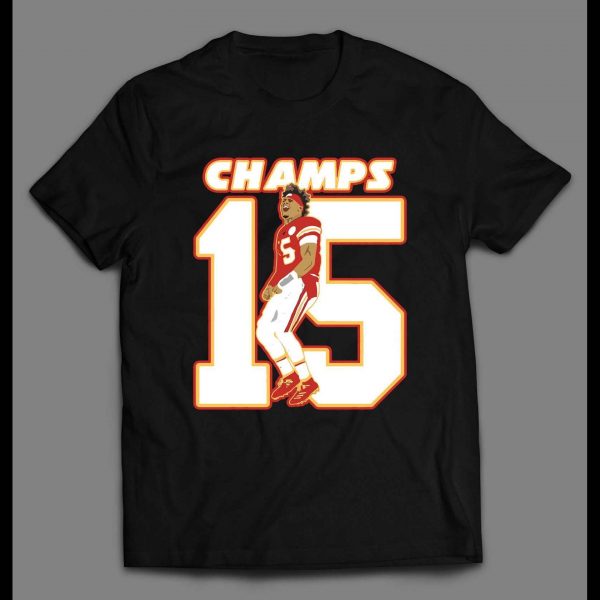 KANSAS CITY CHAMPS #15 HIGH QUALITY CUSTOM ART SHIRT