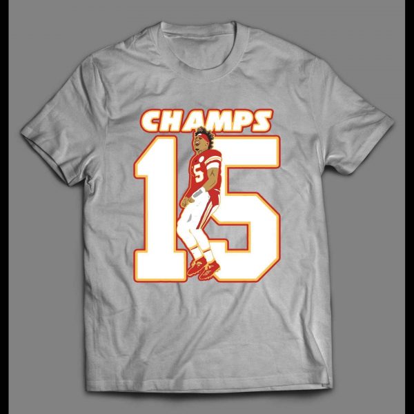KANSAS CITY CHAMPS #15 HIGH QUALITY CUSTOM ART SHIRT