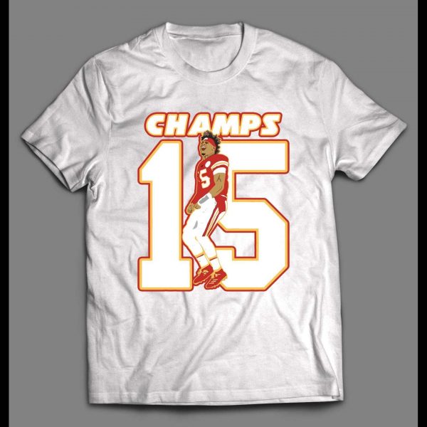 KANSAS CITY CHAMPS #15 HIGH QUALITY CUSTOM ART SHIRT