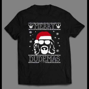 THE BIG LEBOWSKI MERRY DUDEMAS CHRISTMAS PATTERN HOLIDAY SHIRT