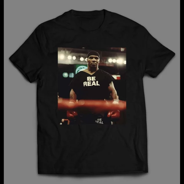VINTAGE MIKE TYSON CHAMPION BE REAL WORK OUT SHIRT