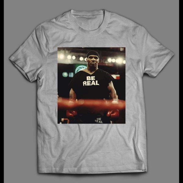 VINTAGE MIKE TYSON CHAMPION BE REAL WORK OUT SHIRT