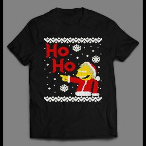 CARTOON SANTA NELSON HO-HO HIGH QUALITY HOLIDAY SHIRT