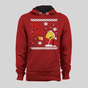 CARTOON SANTA NELSON HO-HO HIGH QUALITY HOLIDAY HOODIE / SWEATSHIRT