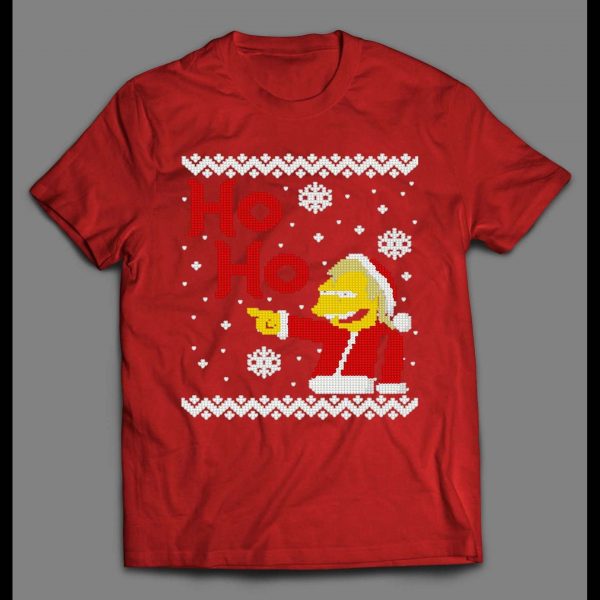 CARTOON SANTA NELSON HO-HO HIGH QUALITY HOLIDAY SHIRT