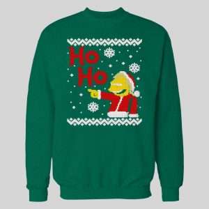 CARTOON SANTA NELSON HO-HO HIGH QUALITY HOLIDAY HOODIE / SWEATSHIRT