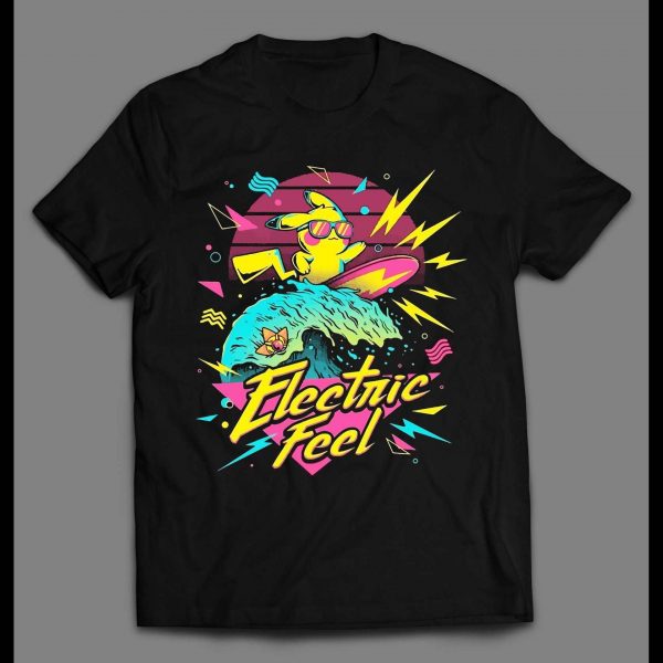 JAPANESE ANIME CARTOON POKE ELECTRIC FEEL HIGH QUALITY SHIRT