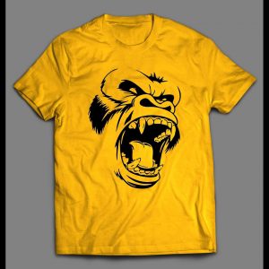 SCREAMING GORILLA CUSTOM ART HIGH QUALITY SHIRT