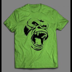 SCREAMING GORILLA CUSTOM ART HIGH QUALITY SHIRT