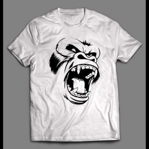 SCREAMING GORILLA CUSTOM ART HIGH QUALITY SHIRT