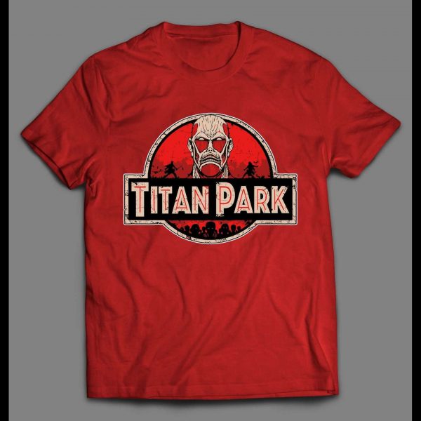 ATTACK ON TITAN "TITAN PARK" HIGH QUALITY ANIME SHIRT