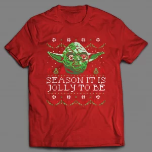 SEASON IT IS JOLLY TO BE YODA CHRISTMAS SHIRT