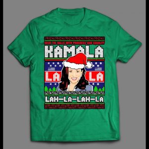 KAMALA LAH-LA-LAH-LA HARRIS CHRISTMAS PATTERN HOLIDAY SHIRT