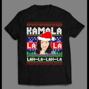 KAMALA LAH-LA-LAH-LA HARRIS CHRISTMAS PATTERN HOLIDAY SHIRT