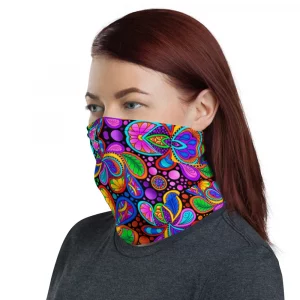 COLORFUL FACE COVER NECK GAITER